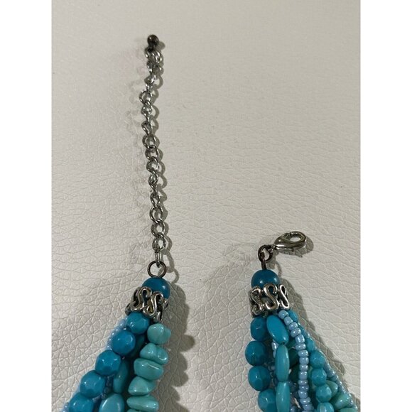 9 Strands Turquoise Style Necklace Vintage Necklace Antique Necklace - Picture 8 of 16